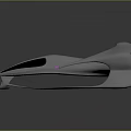 Futuristic Silver Spacecraft Design With Purple Accents For Cosmic Exploration