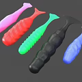 Colorful Fish Shaped Silicone Lures For Fishing Tackle And Bait