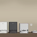 Smart Floor Cleaning Machines In White Gray And Black On Wooden Floor