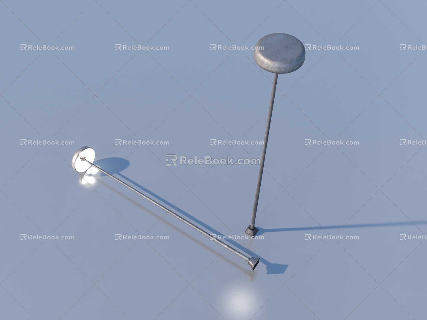 Street lamp landscape lamp outdoor sketch public facilities 3d model