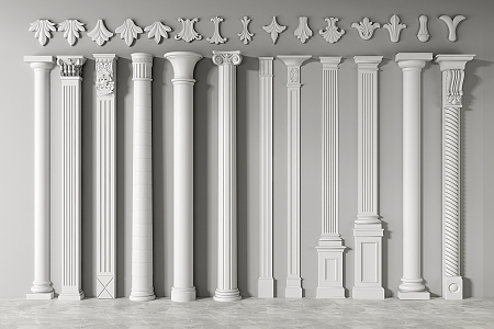 Roman Column 3d model