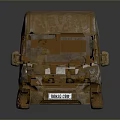 Old Rusty Van With Weathered Exterior And Rust Patches On Body Surface