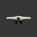 White Suit Mannequin With Black Bow Tie Black Pants Black Shoes And Outstretched Arms