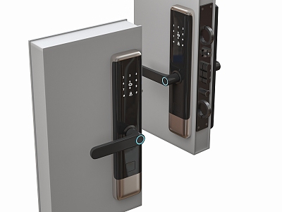 Door Lock Modern Smart Lock Fingerprint Lock Password Lock model