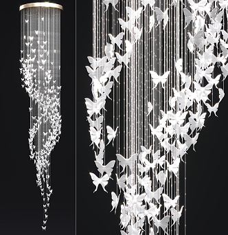 Modern Crystal Chandelier Crystal Chandelier 3d model