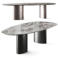 Modern dining table 3d model