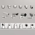 Security surveillance camera combination 3d model