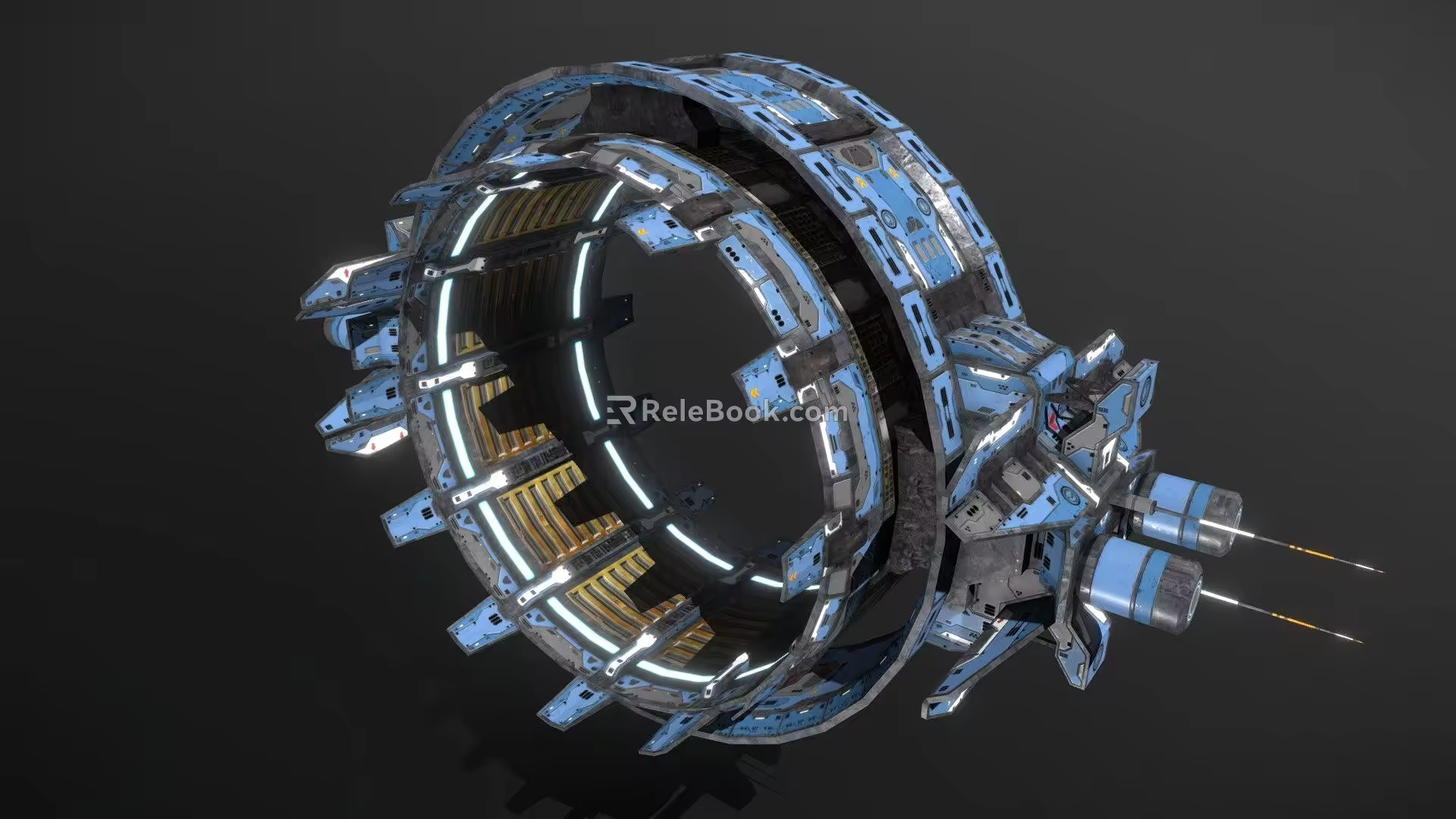 Sci-Fi Jump Gate 3d model