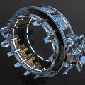 Sci-Fi Jump Gate 3d model