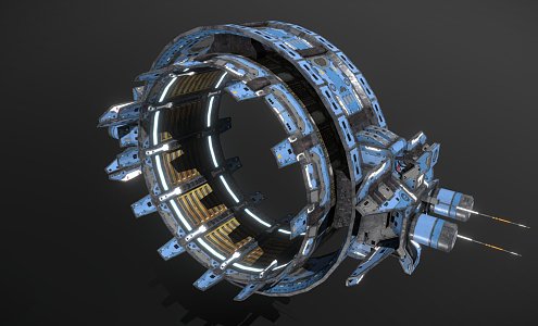 Sci-Fi Jump Gate 3d model