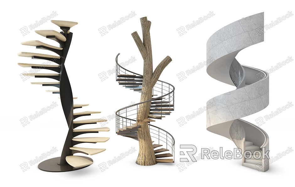 revolving staircase model