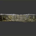 Antique Traditional Stacked Stone Mill Featuring Circular Design And Mossy Base