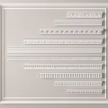 Gypsum line line foot ceiling corner line skirting line foot line cabinet door corner line 3d model