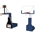 Durable Basketball Sports Equipment With Electronic Scoreboard And Stable Base Design