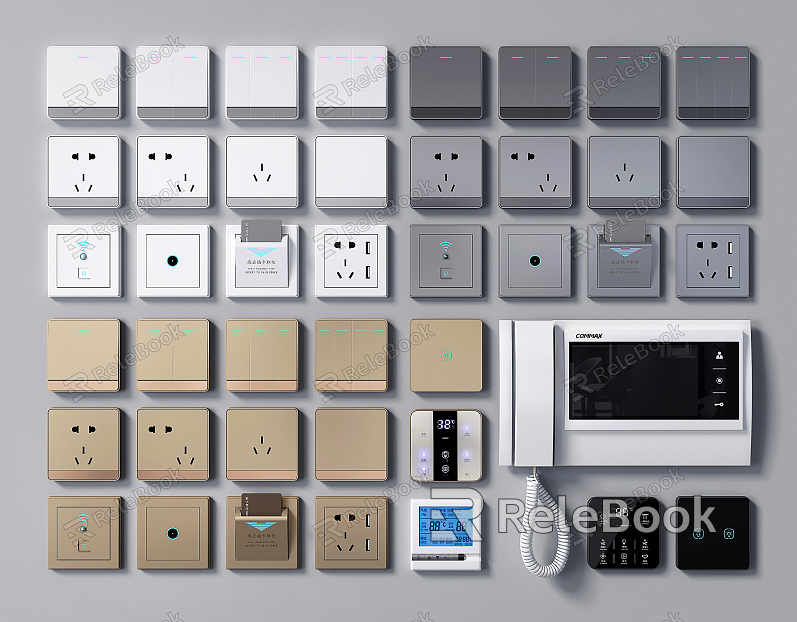 Modern Switch Switch Socket Panel model