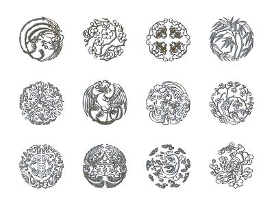 chinese style carving 3d model