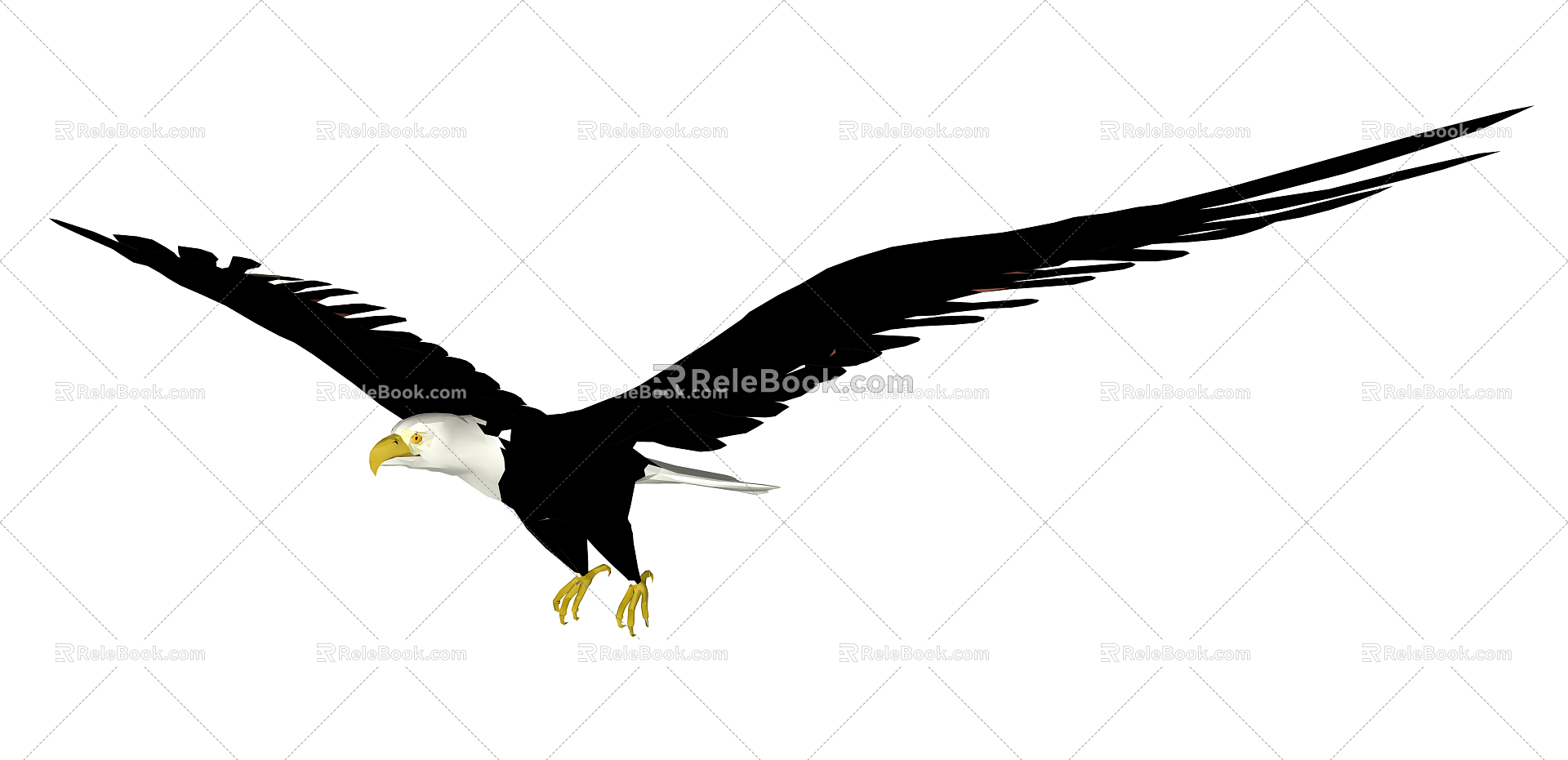 Modern Eagle 3d model