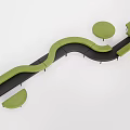 Modern Alien Sofa Multiplayer Sofa 3d model
