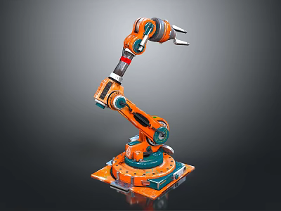 Modern Robot Arm Robot Arm Mechanical Arm Robot Arm Robot Head 3d model