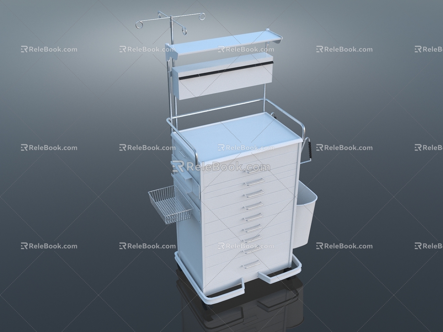 Flat car for modern medical treatment model