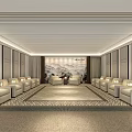 VIP Reception Modern Reception Room 3d model