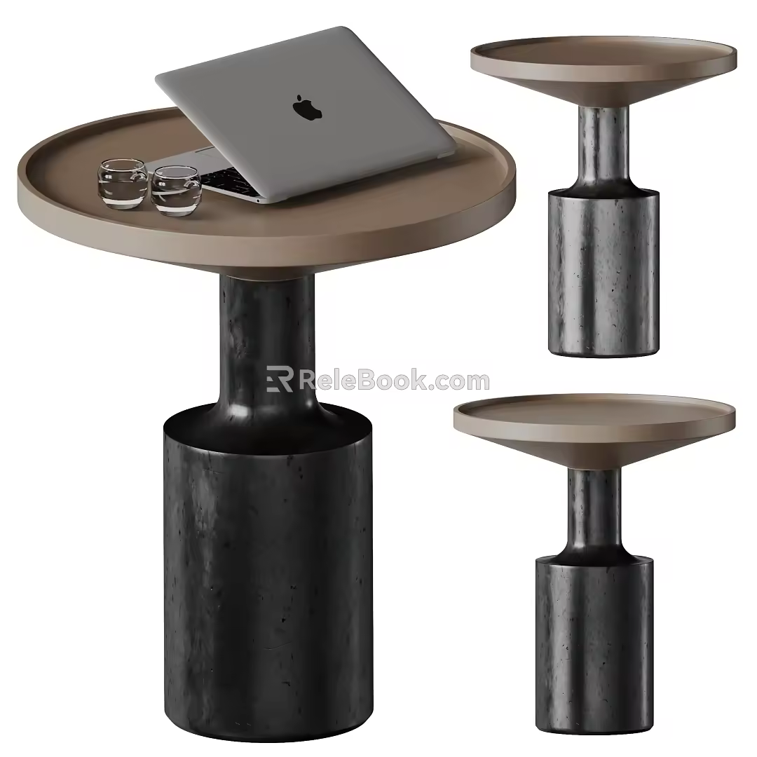 Roche Bobois Side Table Simple Side Table Small Coffee Table Computer 3d model