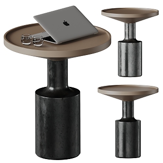 Roche Bobois Side Table Simple Side Table Small Coffee Table Computer 3d model