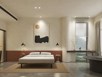 Quiet Room Homestay Room 3d model