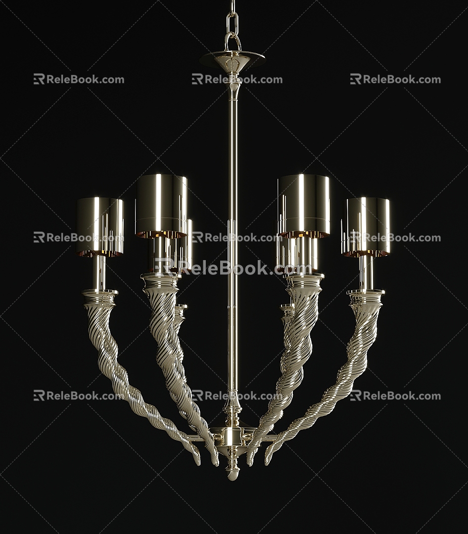 American chandelier 3d model