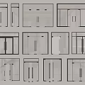 Detailed Collection Of Swing Door Designs With Various Structural And Styling Features