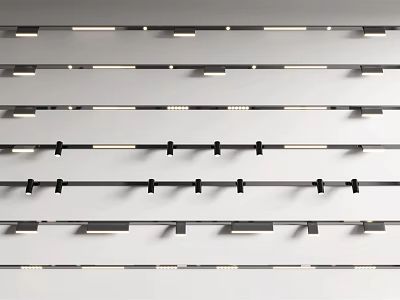 Modern Downlights And Spotlights For Home Interior Lighting With Stylish And Energy Saving Design 3d model
