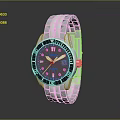 Invicta Classic Modern Watch With Silver Metal Band And Black Dial