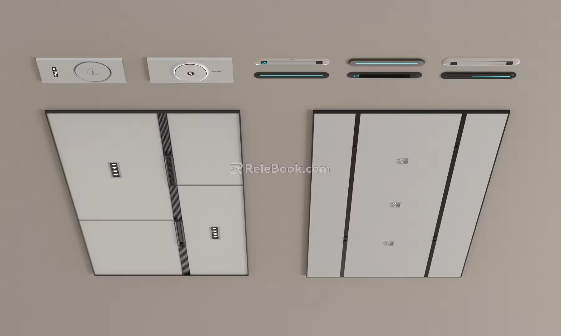 Integrated ceiling mineral wool board ceiling honeycomb large board ceiling bath heater 3d model