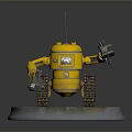 Robot Robot Assistant Small Robot Robot Butler Robot Butler Figure Game Figure 3d model