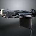 Industrial Mechanical Device With Metal Structure Handle And Functional Components