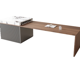 Modern dining table 3d model