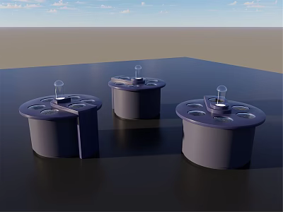 Modern Booth Interactive Booth 3d model