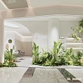 Modern Beauty Salon Hall 3d model