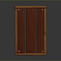 Stacked Wooden Storage Crates With Metal Rivets And Wood Grain For Home Storage