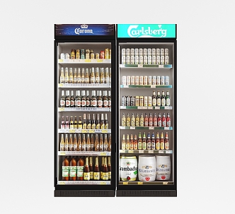 Refrigerator Cabinet Display Cabinet Beverage Cabinet Refrigerated Cabinet Fresh-keeping Cabinet 3d model