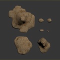 Stone Rock Stone Stone Appreciation Stone Strange Stone Ore Realistic 3d model