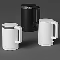 Sleek Modern Electric Kettles In Black And White For Daily Home Use