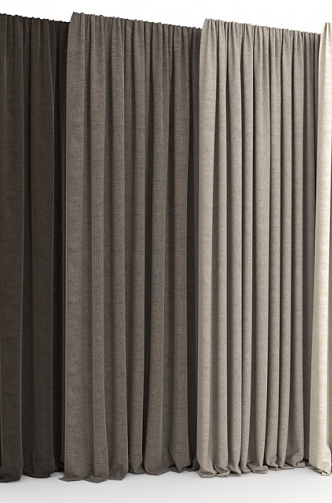 Curtains 3d model