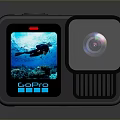 GoPro Action Camera With Dual Screen Display For Underwater Diving And Ground View Shooting