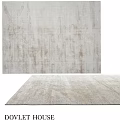 Square Rug With Neutral Textured Design For Modern Living Room Decor