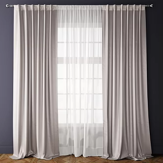 Curtains 3d model