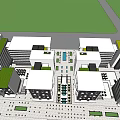 Modern Office Building Exterior With Contemporary Design And Large Glass Windows