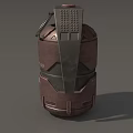 Grenade Science Fiction Grenade Science Fiction Grenade Smoke Bomb Flash Bomb High Explosive Bomb Tear Bomb Grenade Simple Model Grenade Low Model Game Grenade 3d model
