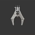 Industrial Robotic Claw With Metal Jointed Arms And Adjustable Gripping Components