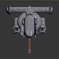 Mech Warrior Mech Soldier Machine Battlearm Mechanical Battlearm Machine Fighter Robot 3d model